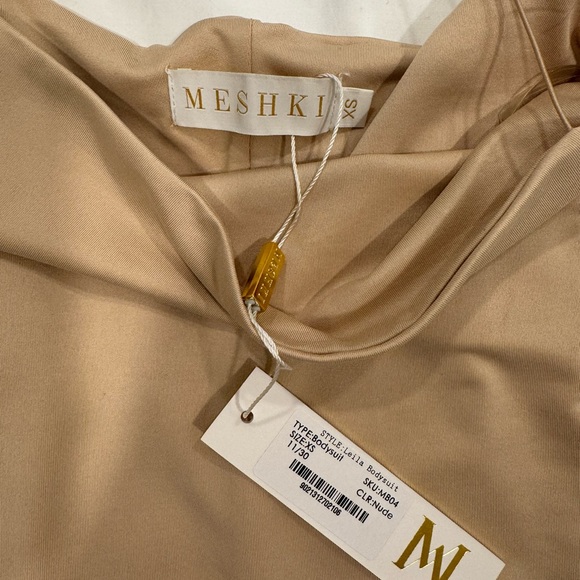 NWT: Meshki Leila Bodysuit (Nude) - Picture 3 of 3